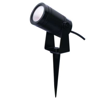 High quality 12W AC220V warm white outdoor lamps led garden spot light with spike