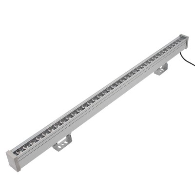 Aluminum IP65 rating waterproof 24V/220V dimmable color asymmetric DMX512 led linear wall washer light