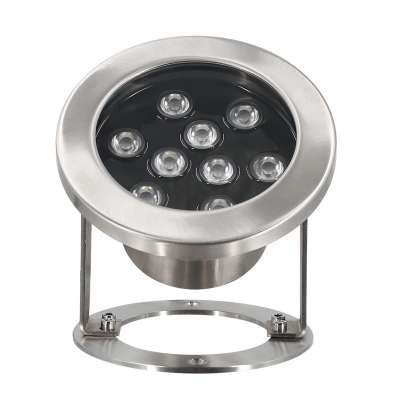 High quality IP68 waterproof  9W 12V colorful led underwater light